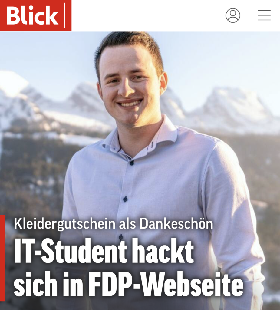Zeitungsartikel über Philipp Brügger